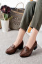 Genuine Leather Women's Casual Shoes - 2
