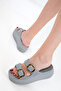 Gray Women's Slippers 20726 - 5