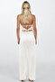 Women's Cream Hole Openwork Knitwear Beach Pants Alc-X14259 - 5
