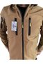 Tactical Softshell Coat Waterproof Beige Color - 7