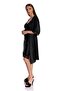 Women's Black 6-Piece Nightgown Set T3076 - 8