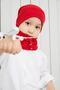 Boy's Red Neck Collar Rope Detailed Beret Set - 4
