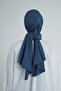 Women's Hijab Cotton Combed Shawl Petrol Blue - 08 - 2