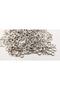 100 Pieces Necklace Nails, Jewelry Nails, Necklace Screw Epoxy Screw Silver 6x13 - 2