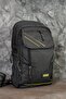 Cross Back Shoulder Chest Imperteks Waterproof Strap Unisex Yellow Striped Black Bag 4926 - 3