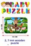 Fun Puzzle with Giant Pieces of Cute Animals 50x70 Cm - 2