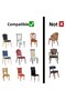 Lycra Washable Chair Cover 6 Pcs - 3