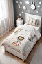 Animals Circus Patterned Single Baby Kids Bedding Set - 3