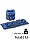 3 Kg X 2 Pieces Blue Hand or Ankle Weight + Hand Spring - 2