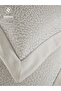 Bellamira Cream – Gray Double Bedspread with Piping - 6