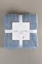 Twin Blanket Soft Cotton Single Blanket Blue Cream 150 X 200 5015a