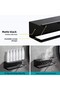 Black Towel Holder Towel Rack with Metal Shelf Kitchen Bathroom Towel Holder with Shelf Metal Towel Holder - 3
