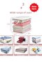 3Pcs Pvc Cube Bag Bathroom Interior Clothes Towel Washcloth Organizer Transparent Bag Organizer 30X30X3X30