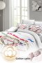 King Size Valentine's Day Double Duvet Cover Set 100% Cotton Satin Love Any Language 220X240Cm - 3