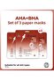 3-Pack Aha+Bha Revitalizing & Purifying Face Mask – Pore Tightening & Skin Renewing