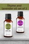 Thyme Oil - Lavender Aromatic Oil Set - Essential Oil 2X 20 ml