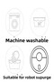 Digital Printed Non-Slip Base Washable Double Bath Mat Bathroom Carpet Toilet Set Akkz-hs-340 - 6