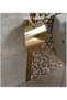 Gold Toilet Roll Holder Covered Paper Holder Gold Bathroom Accessory Vintage Complete Brass - 2