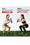 5 Pack Latex Pilates Band - Aerobics, Yoga, Fitness, Squat Exercise Rubber - 7