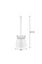 Duo Toilet Brush - White Body & White Handle - 3