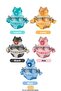 720ml Cute Cat Design Polycarbonate Kids' Water Bottle with Silicone Straw, Special Case and Strap - 3