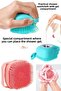 Shampoo Shower Gel - Hazelnut Bath Loofah, Silicone Brush, Scrub, Exfoliating Loofah and Scrub