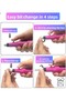 Nail File Machine Set New Trendy Superior Design with USB Nail Drill Nail Art Gray Color - 5