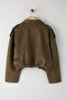 Khaki Oversized Fit Suede Bomber Thin Jacket Coat TWOAW26MO00125 - 7