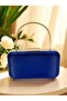 Navy Blue Color Glittery Satin Women's Evening Dress Bag - 3