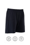 Cotton Men's Shorts Pajama Bottoms Navy Blue Pocketed Thin Compact Combed Single Jersey Flexible Comfortable Fit Elastic Anti-Sweat Lycra Home Shorts - 3