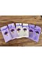 Ycn Lavender Embroidered 6-Piece Napkin-Kitchen Towel Drying Cloth 40X60 cm