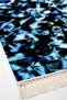 Non-Slip Base Djt Toilet Set Star Cotton Fringed Geometric E5012 Blue - 3