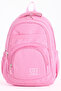 School Backpack 15' Laptop Compartment 5 Pockets Women - Girls Bag Light Pink Primary School - Middle School - High School - 2