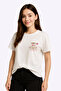 Women's Relaxed Fit Coffee Printed T-Shirt - Couquette Coffee Time T-Shirt - 3