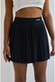 Yüksel Pleated Sports Tennis Skirt with Inner Waist Shorts