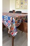 New Fashion Suede Woven Digital Printed Tablecloth Patchwork Pattern |   140X180 cm & 140X220 cm - 6