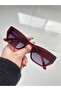 Pradix Burgundy Sunglasses Cateye Black Organic Glass - 3