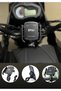 Motorcycle Phone Holder Motorcycle Phone Holder with Adjustable Width Handlebar and Mirror Attachment