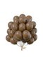 25 Brown Balloons - Birthday Concept - Party Supplies - Bride to Be Supplies