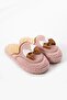 Powder Bow Tie Winter Women's Slippers - 7