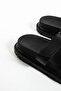 Black Velcro Anatomical Comfortable Sole Women's Slippers - 8