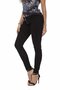 Wd444 Zipper Detailed Black Denim Trousers - 3