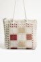 Medium Size Patterned Zippered Travel Market Picnic Beach Bag (Pattern is Variable) - 7