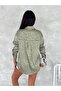Satin Self Leopard Patterned Women's Shirt - 3