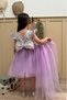 Lilac Sequin Short Sleeve Tulle Skirt Baby Girl Dress - Elizabeth - 4