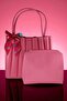 Pleated Strap Shoulder Bag, Accordion Bag, Ribbon, Pleated Shoulder Bag.