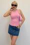 Pink Thick Strap Regular Cut Basic Undershirt Mg2059 - 2