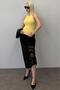 Yellow Thick Strap Regular Cut Basic Undershirt Mg2059 - 4