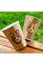Retro Plate and Cup Set with Teddy Bear (1 Pack of 8 Plates, 8 Cups) Retro Concept Birthday Ornaments - 5
