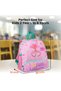 Little Ballerina-Castle Kids Backpack – Girls Preschool School Bag with Fairy Tale Castle Design - 2